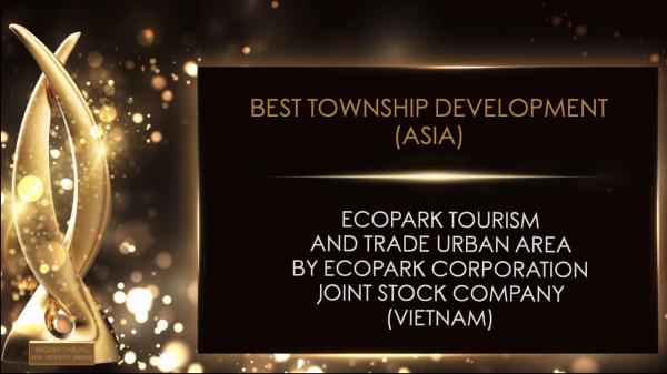 Ecopark dành giải thưởng Khu đô thị tốt nhất Châu Á tại Asia Property Awards 2020