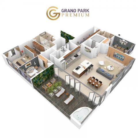 Căn hộ Grand Park Premium 200+