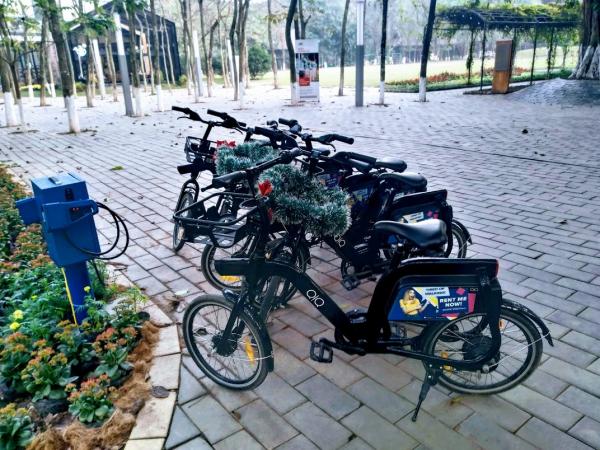 Dịch vụ thuê xe đạp QIQ tại Ecopark